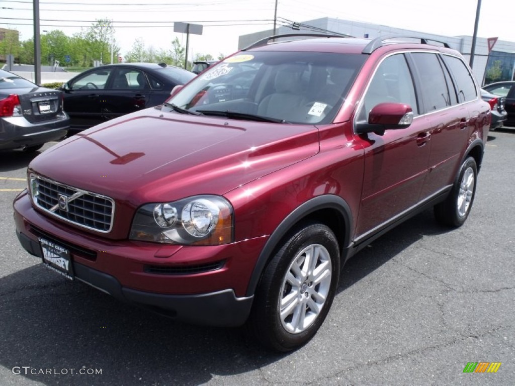 2009 XC90 3.2 AWD - Ruby Red Metallic / Sandstone photo #8