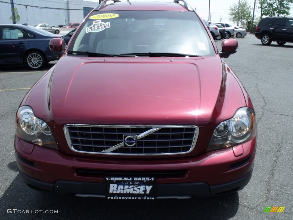 2009 XC90 3.2 AWD - Ruby Red Metallic / Sandstone photo #9
