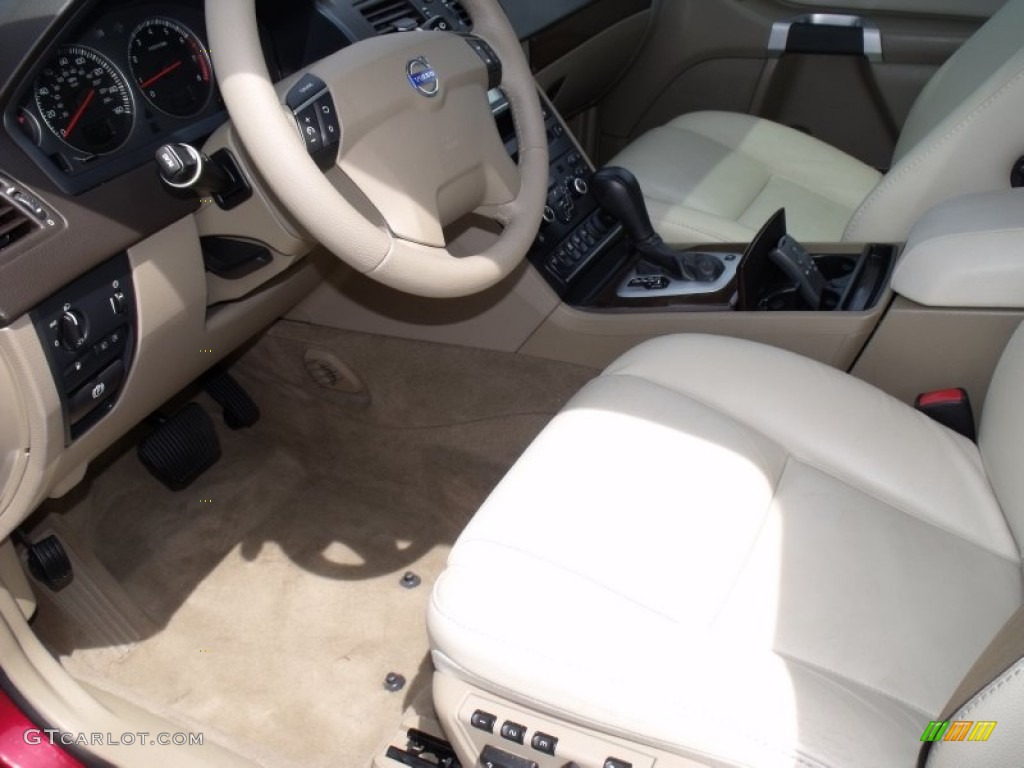 2009 XC90 3.2 AWD - Ruby Red Metallic / Sandstone photo #14