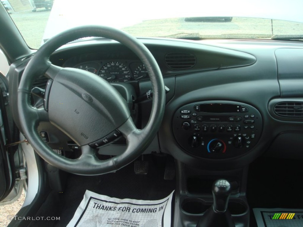 2000 Escort ZX2 Coupe - Silver Frost Metallic / Dark Charcoal photo #14