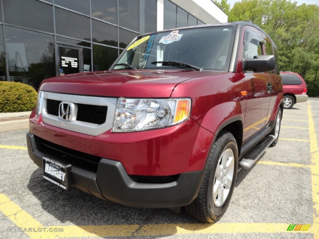 2010 Element EX 4WD - Tango Red Pearl / Gray photo #1