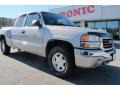 2004 Silver Birch Metallic GMC Sierra 1500 SLE Extended Cab 4x4  photo #1