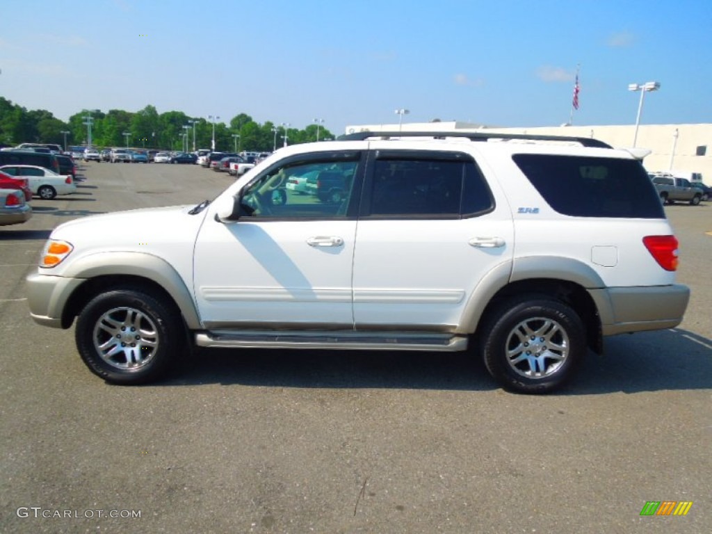 2004 Sequoia SR5 - Natural White / Oak photo #4