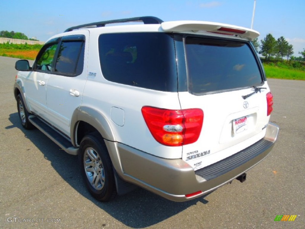 2004 Sequoia SR5 - Natural White / Oak photo #5