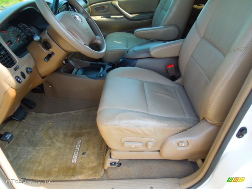 2004 Sequoia SR5 - Natural White / Oak photo #8