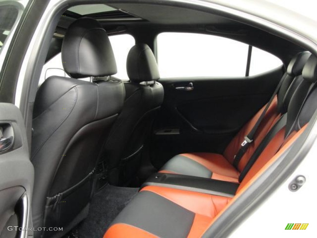 2009 Lexus IS F Rear Seat Photo #64545528