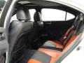 2009 Lexus IS Terra Cotta Interior Rear Seat Photo
