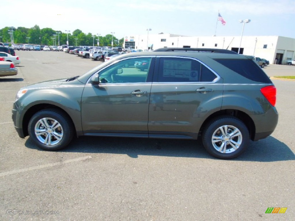 2012 Equinox LT - Steel Green Metallic / Jet Black photo #4