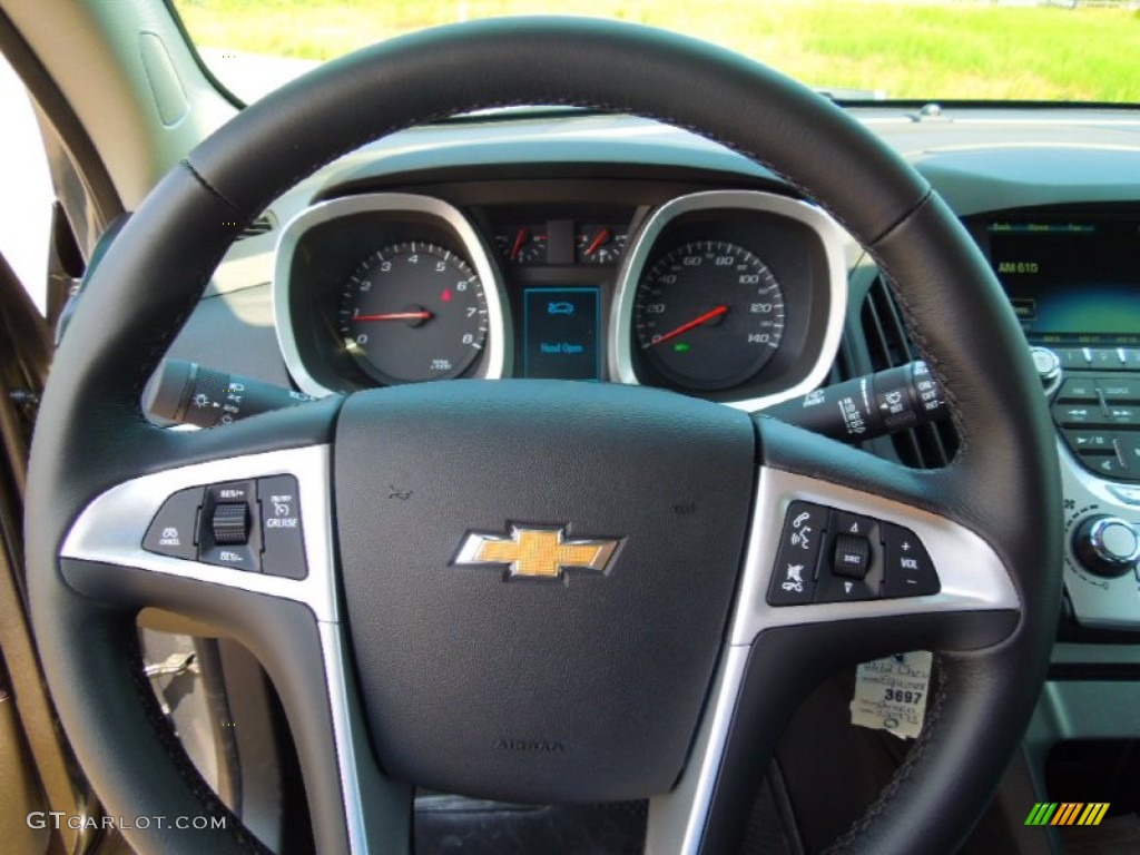 2012 Equinox LT - Steel Green Metallic / Jet Black photo #13
