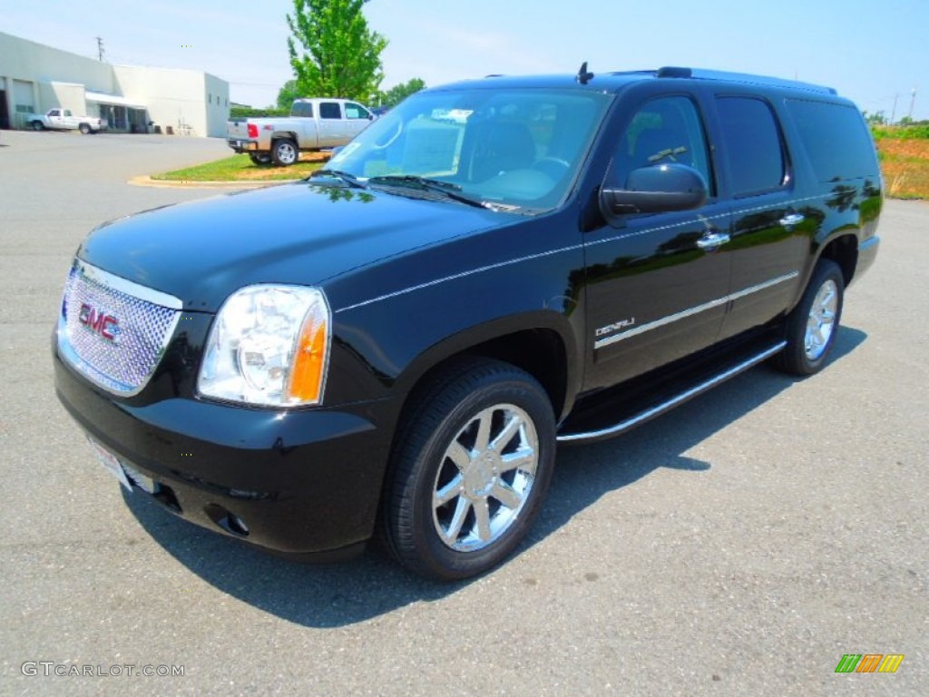 2012 Yukon XL Denali AWD - Onyx Black / Ebony photo #1