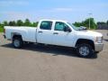 Summit White - Silverado 2500HD Work Truck Crew Cab Photo No. 3