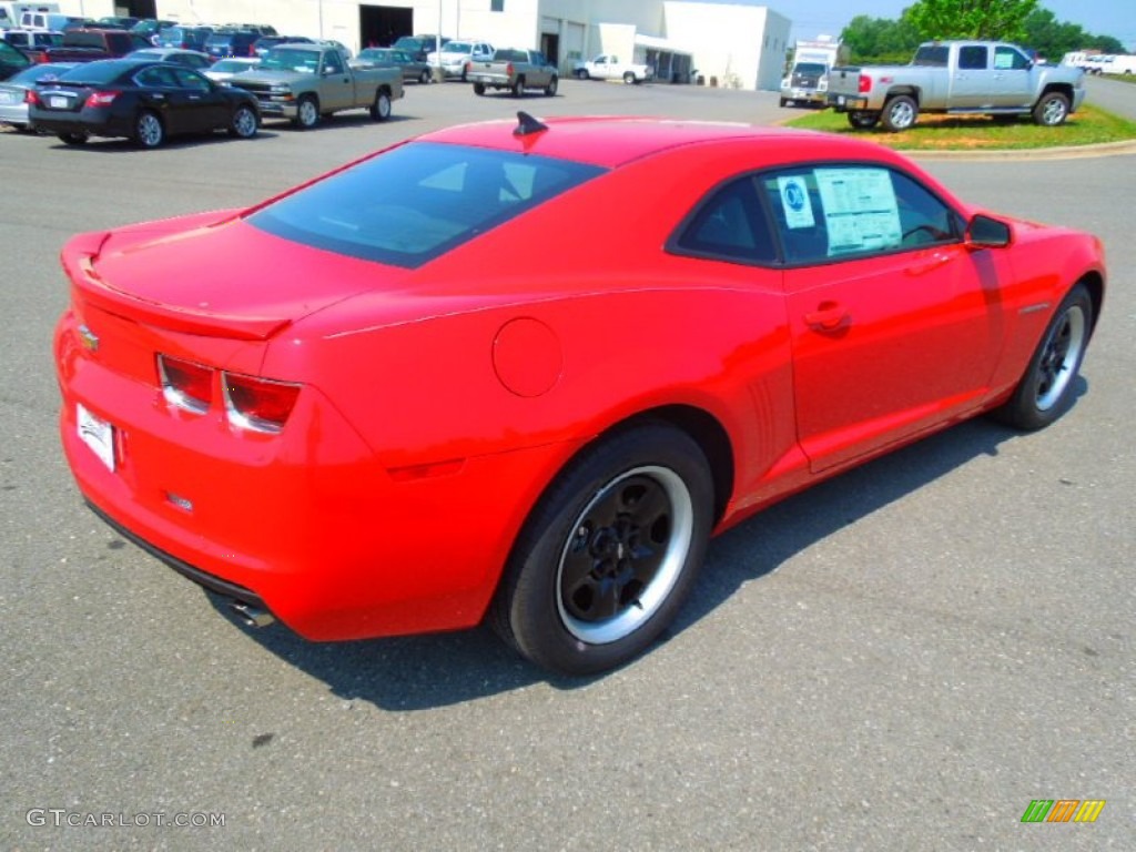 2012 Camaro LS Coupe - Victory Red / Black photo #6