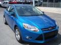 2012 Blue Candy Metallic Ford Focus SE Sport Sedan  photo #2