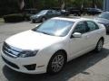 White Suede - Fusion SEL V6 AWD Photo No. 4