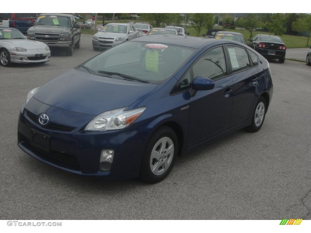 2010 Prius Hybrid II - Blue Ribbon Metallic / Bisque photo #1