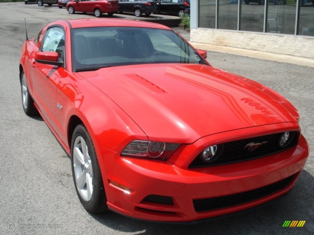 Race Red 2013 Ford Mustang GT Coupe Exterior Photo #64548291