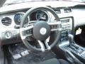 Charcoal Black 2013 Ford Mustang GT Coupe Steering Wheel