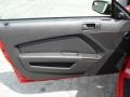 Charcoal Black 2013 Ford Mustang GT Coupe Door Panel