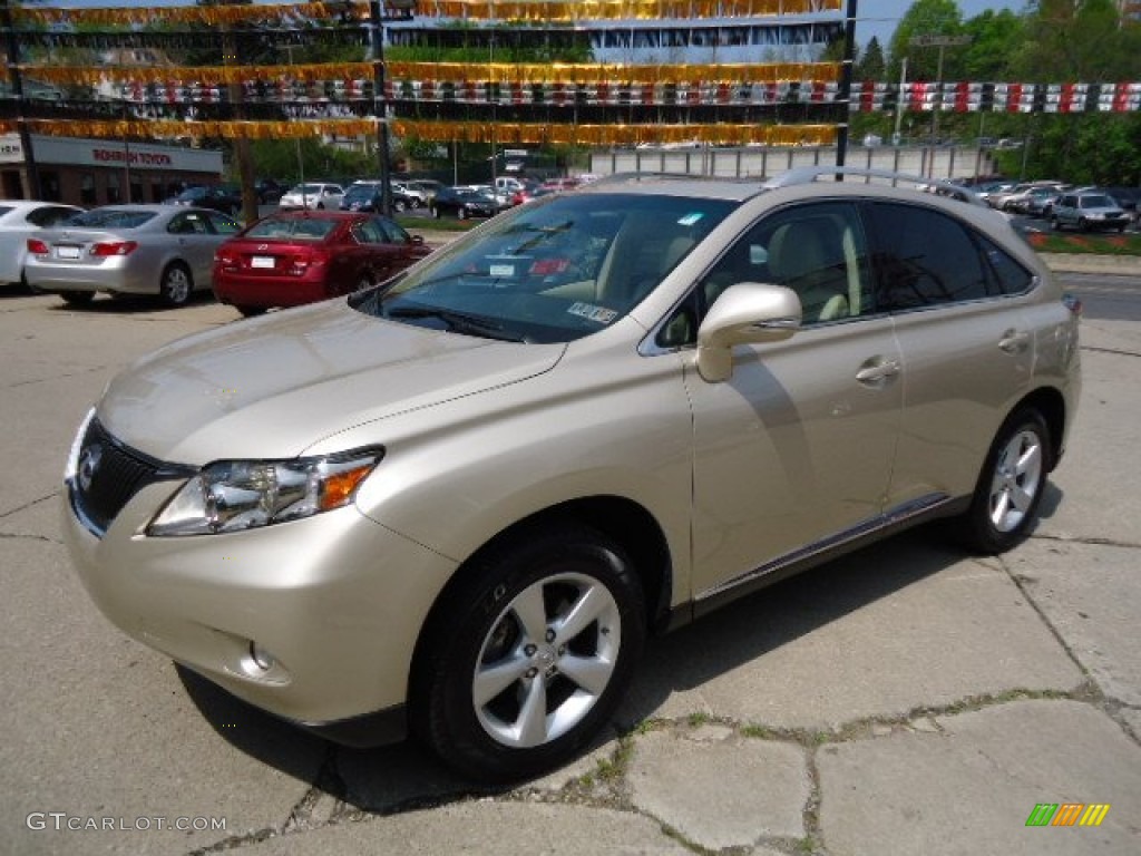 Satin Cashmere Metallic 2011 Lexus RX 350 AWD Exterior Photo #64548465