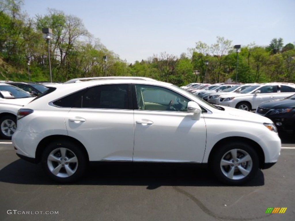 2012 RX 350 AWD - Starfire White Pearl / Parchment photo #5
