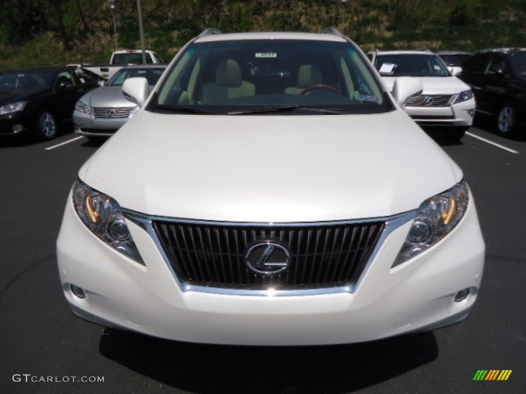 2012 RX 350 AWD - Starfire White Pearl / Parchment photo #7