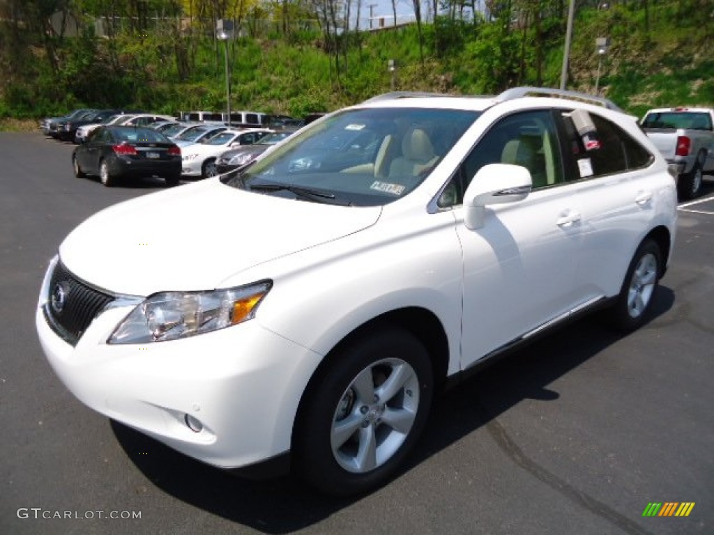 2012 RX 350 AWD - Starfire White Pearl / Parchment photo #8
