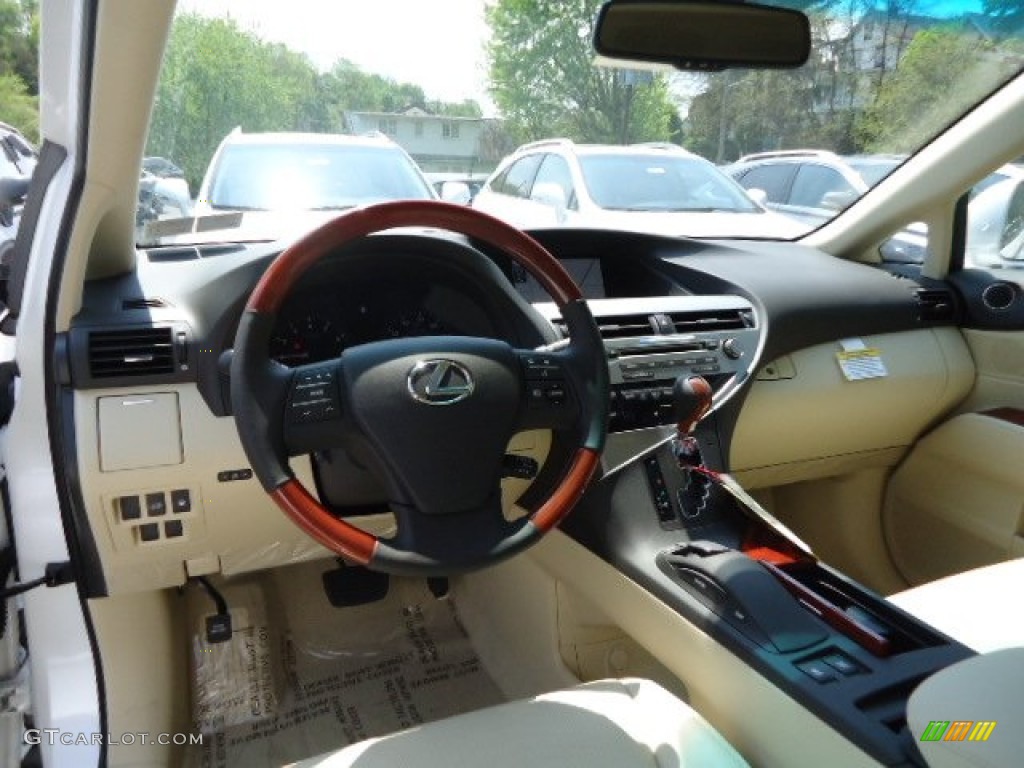2012 RX 350 AWD - Starfire White Pearl / Parchment photo #12