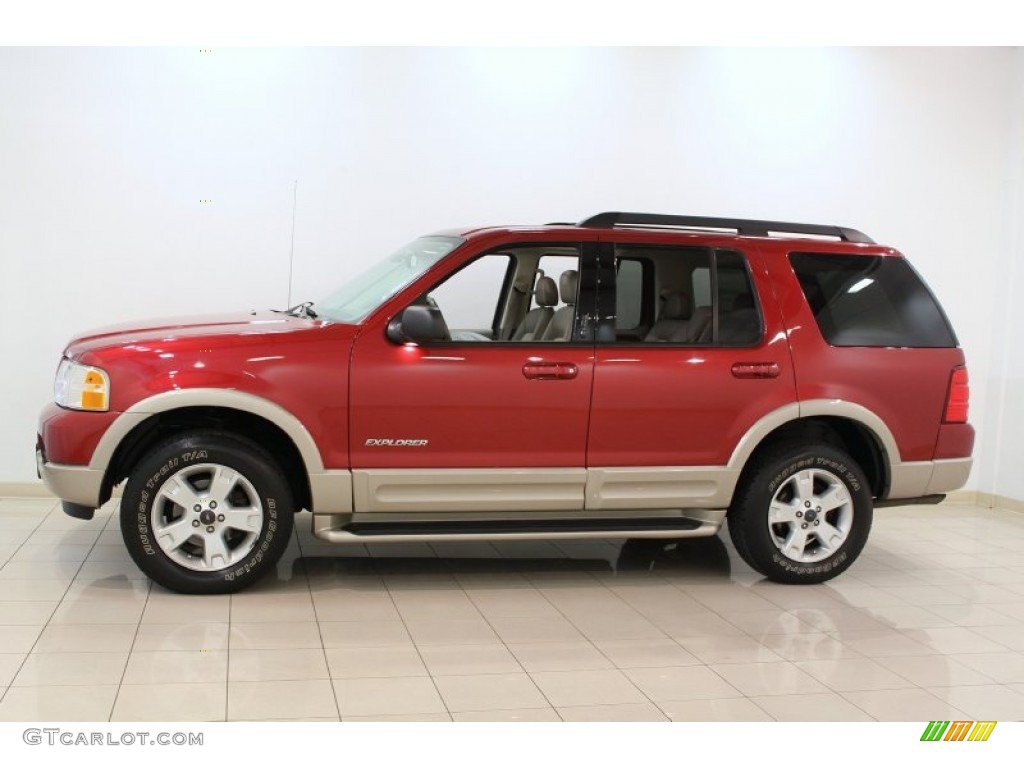 Redfire Metallic 2005 Ford Explorer Eddie Bauer 4x4 Exterior Photo #64549430