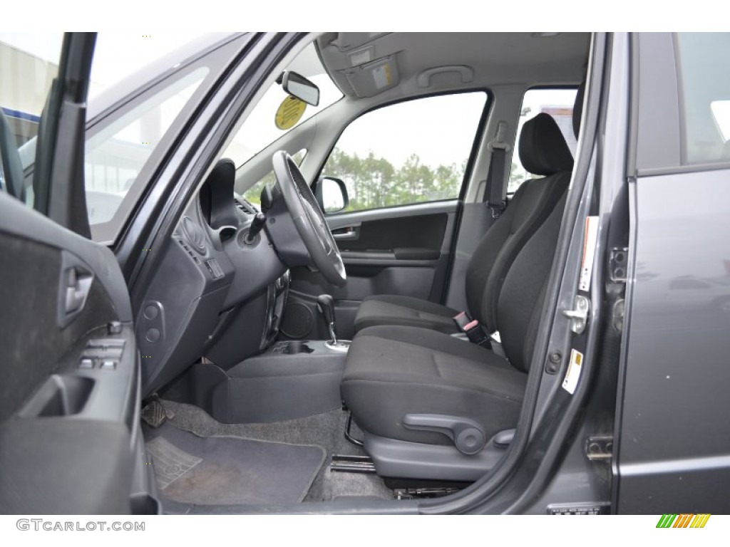 Black Interior 2010 Suzuki SX4 Crossover Touring AWD Photo #64551522