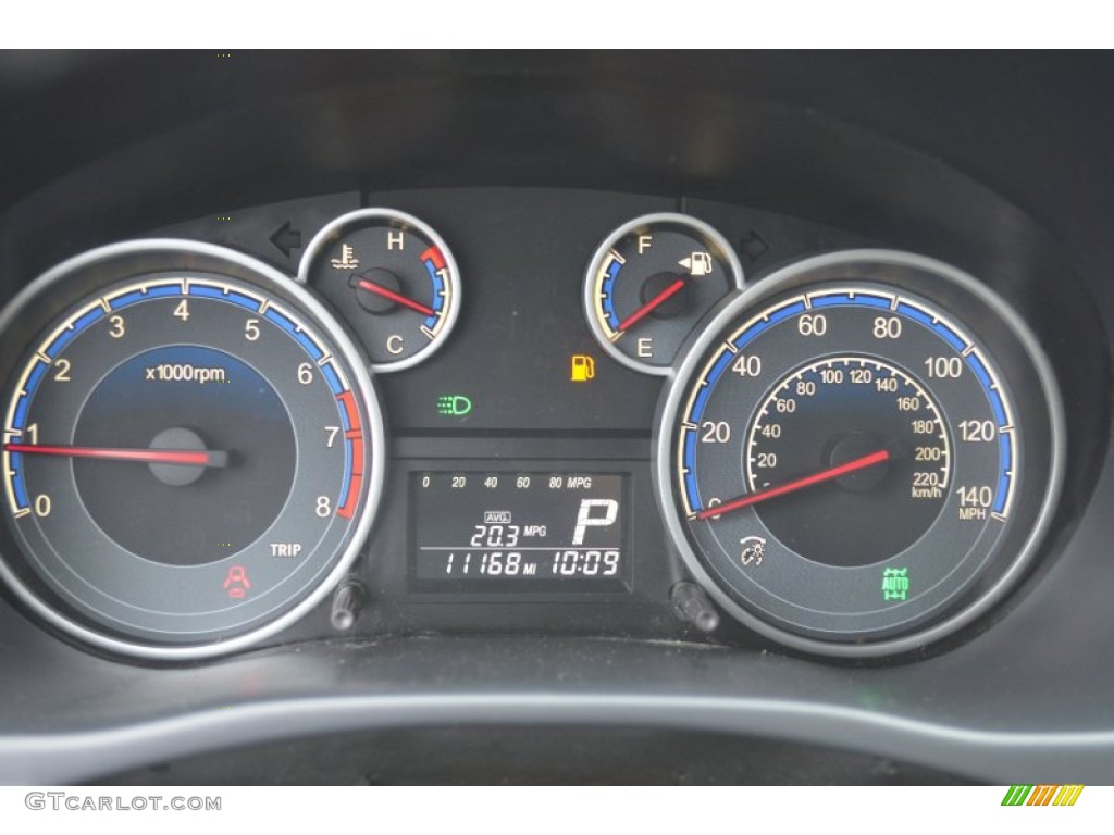 2010 Suzuki SX4 Crossover Touring AWD Gauges Photo #64551546