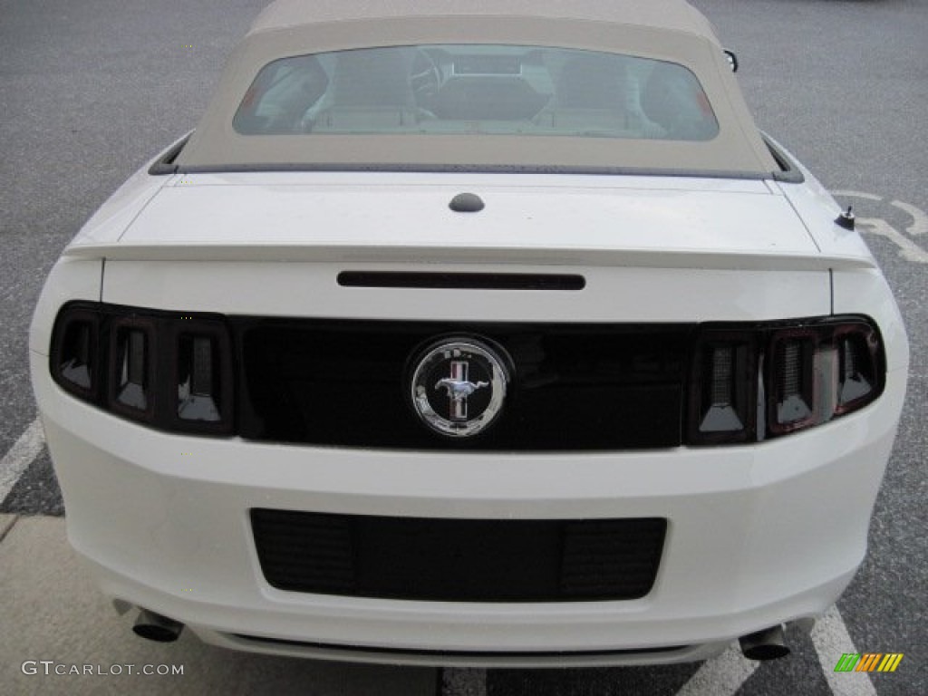 Performance White 2013 Ford Mustang V6 Premium Convertible Exterior Photo #64552254