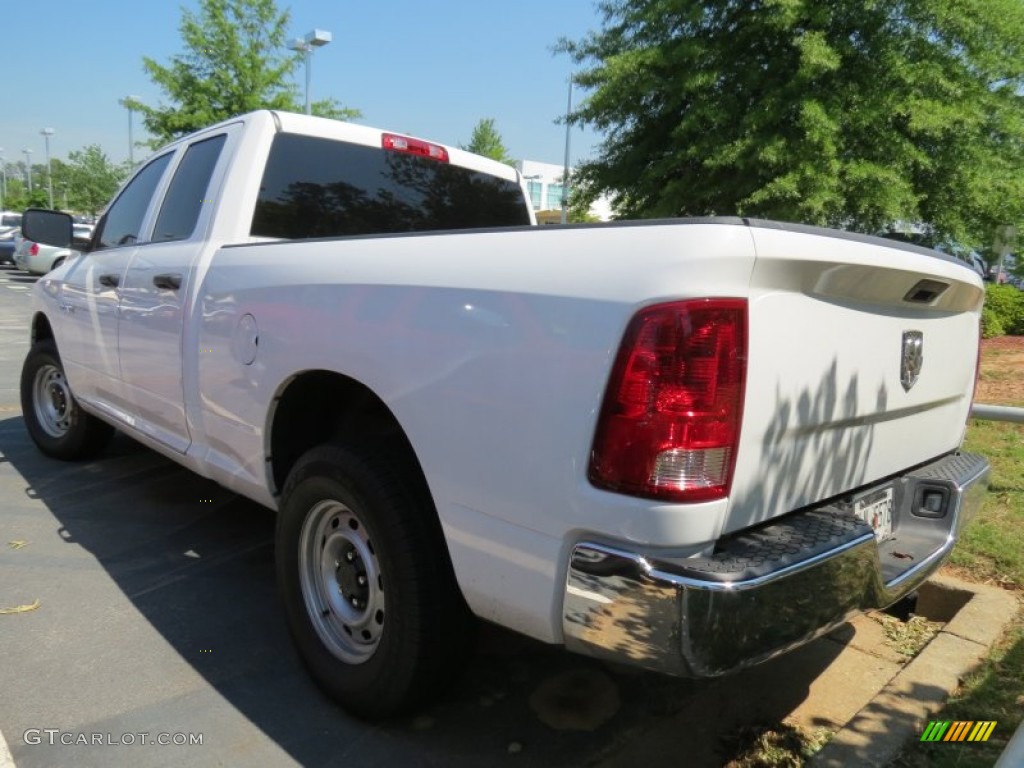 2010 Ram 1500 ST Quad Cab - Stone White / Dark Slate/Medium Graystone photo #2