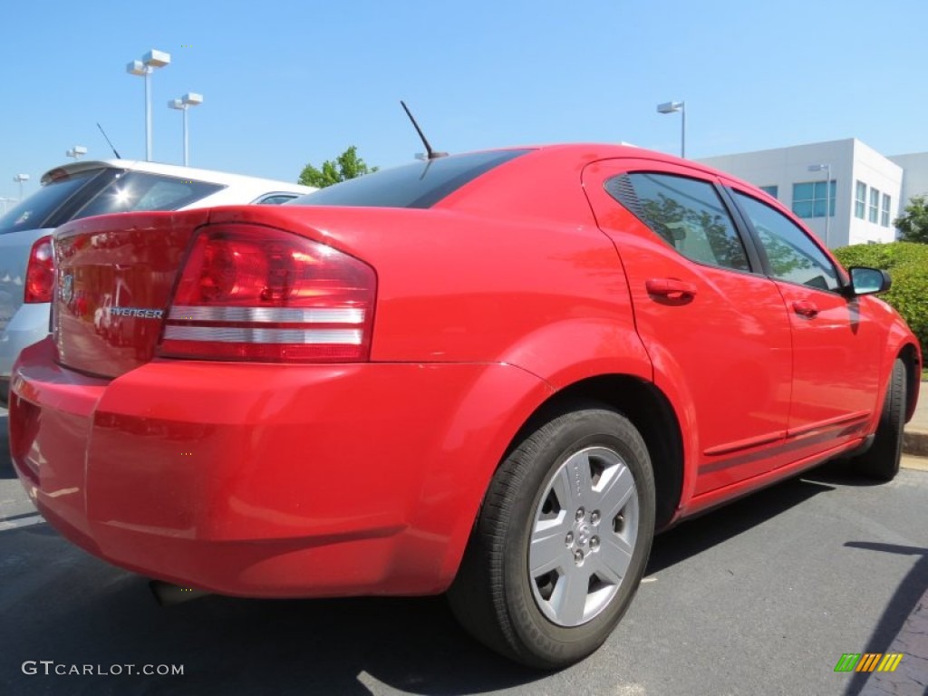 2009 Avenger SE - Tor Red / Dark Slate Gray photo #3