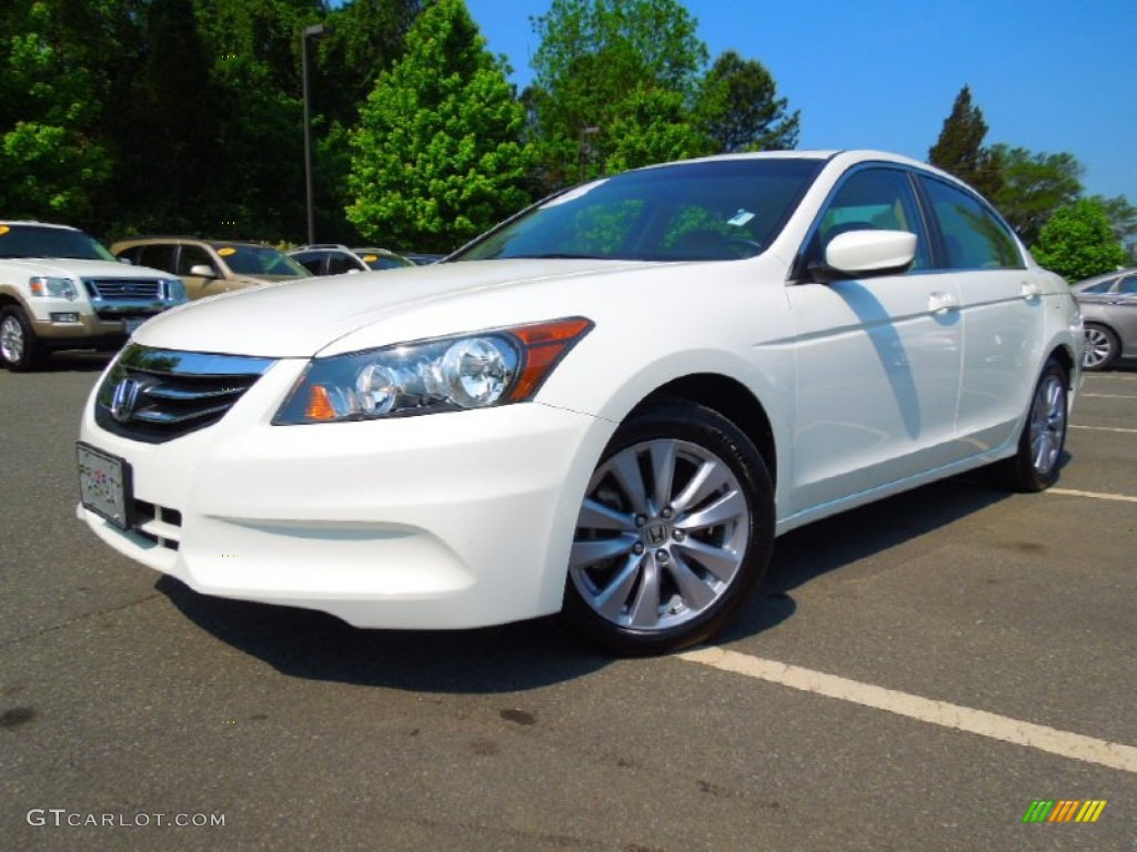 2011 Accord EX Sedan - Taffeta White / Ivory photo #1