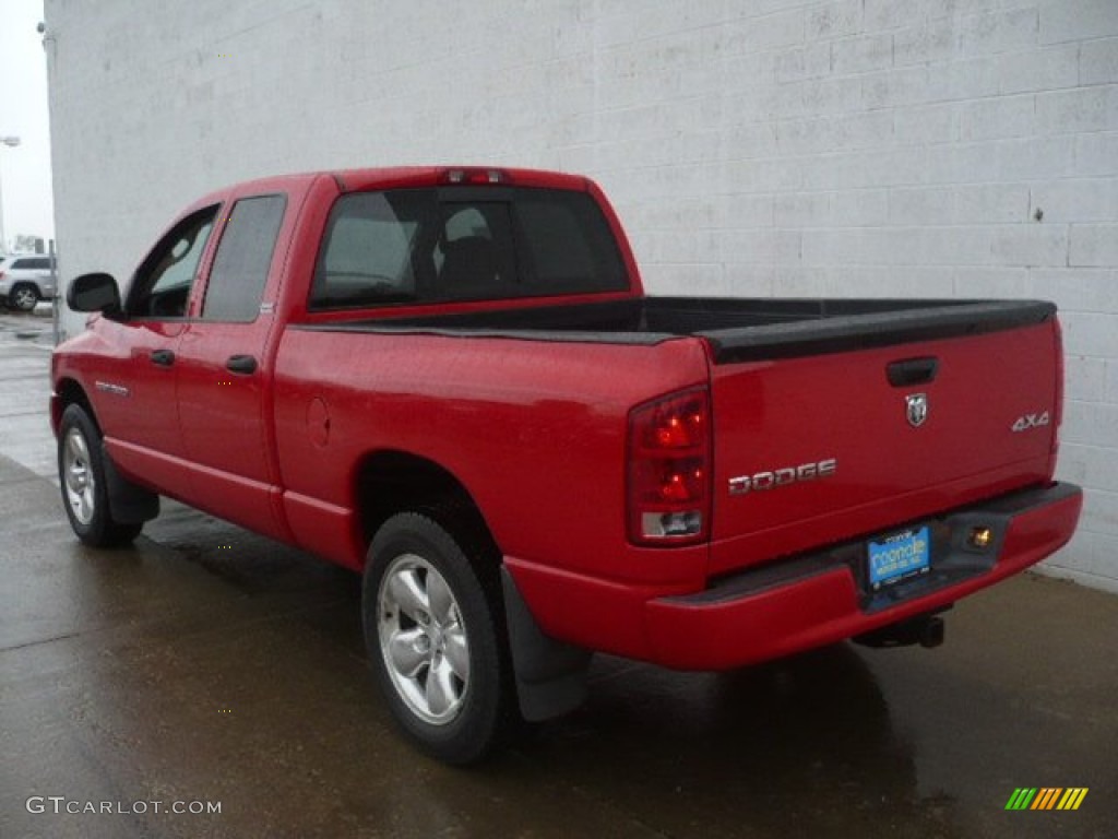 2002 Ram 1500 Sport Quad Cab 4x4 - Flame Red / Dark Slate Gray photo #8