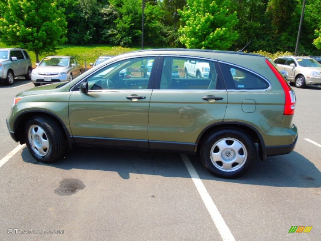 2008 CR-V LX - Green Tea Metallic / Ivory photo #4