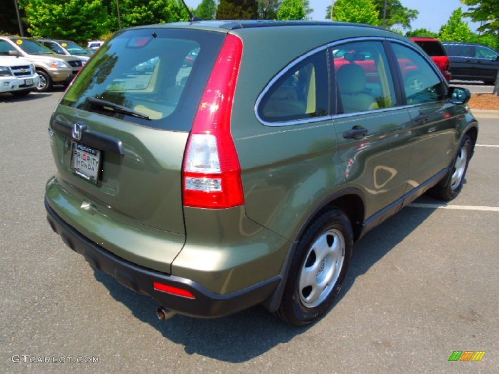 2008 CR-V LX - Green Tea Metallic / Ivory photo #6