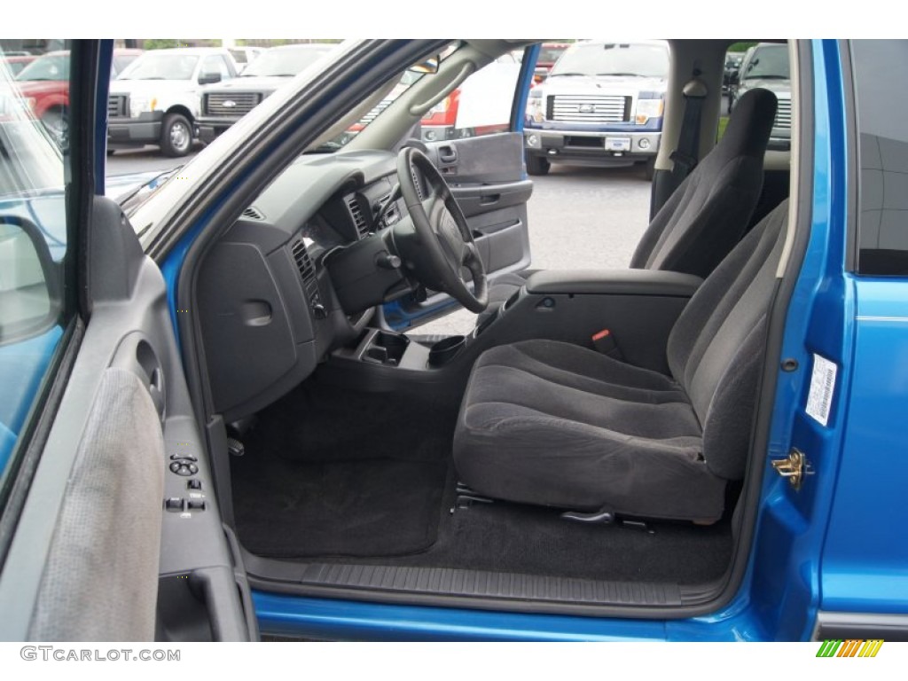 Dark Slate Gray Interior 2004 Dodge Dakota SLT Club Cab Photo #64556793