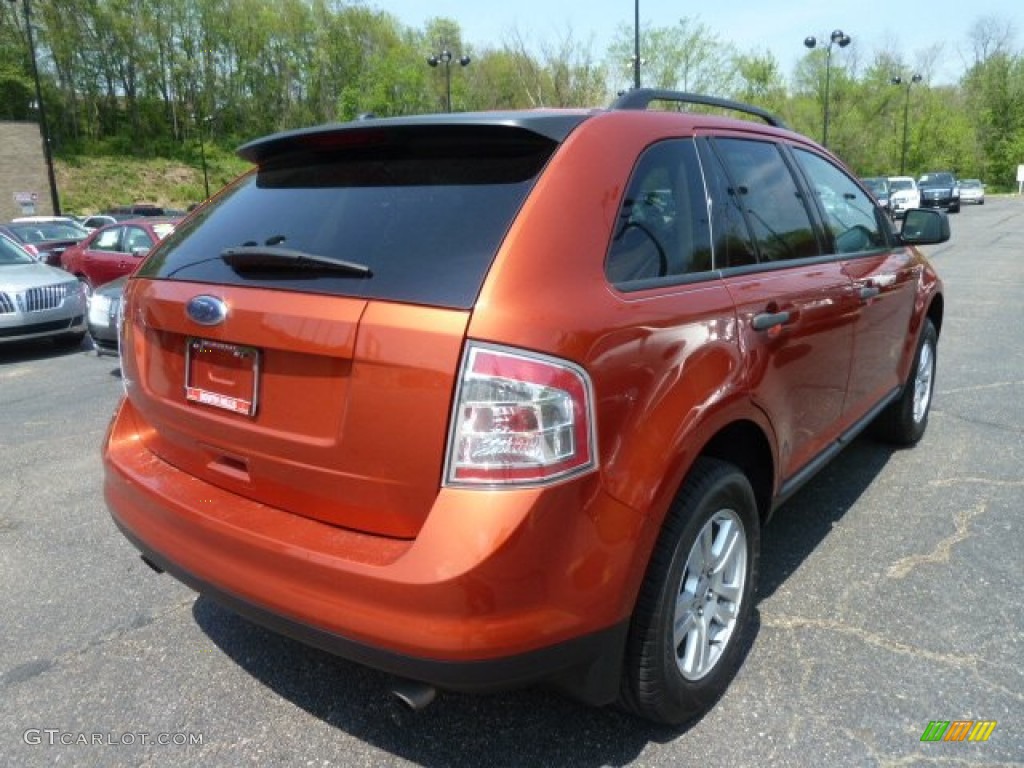 2008 Edge SE - Blazing Copper Metallic / Charcoal photo #4