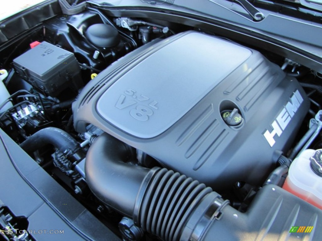 2012 Dodge Charger R/T Max 5.7 Liter HEMI OHV 16-Valve V8 Engine Photo #64558547