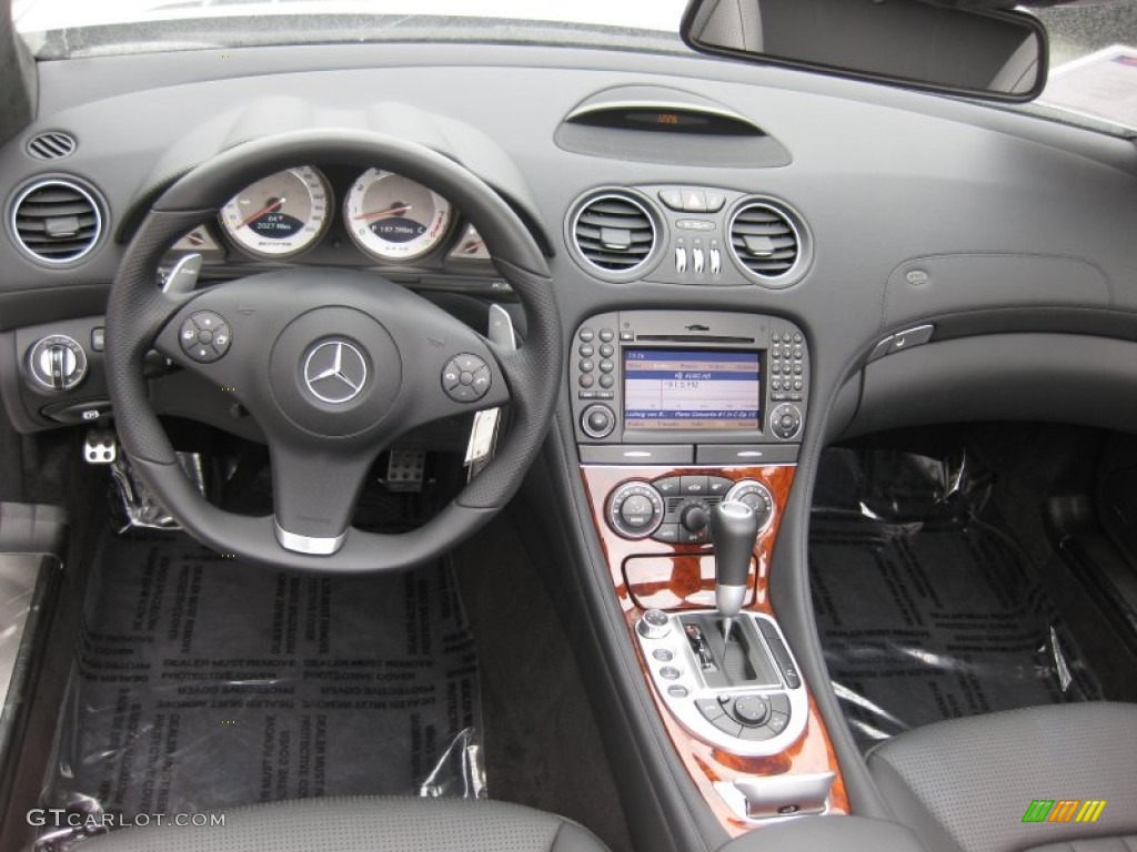 2011 Mercedes-Benz SL 63 AMG Roadster Black Dashboard Photo #64560164
