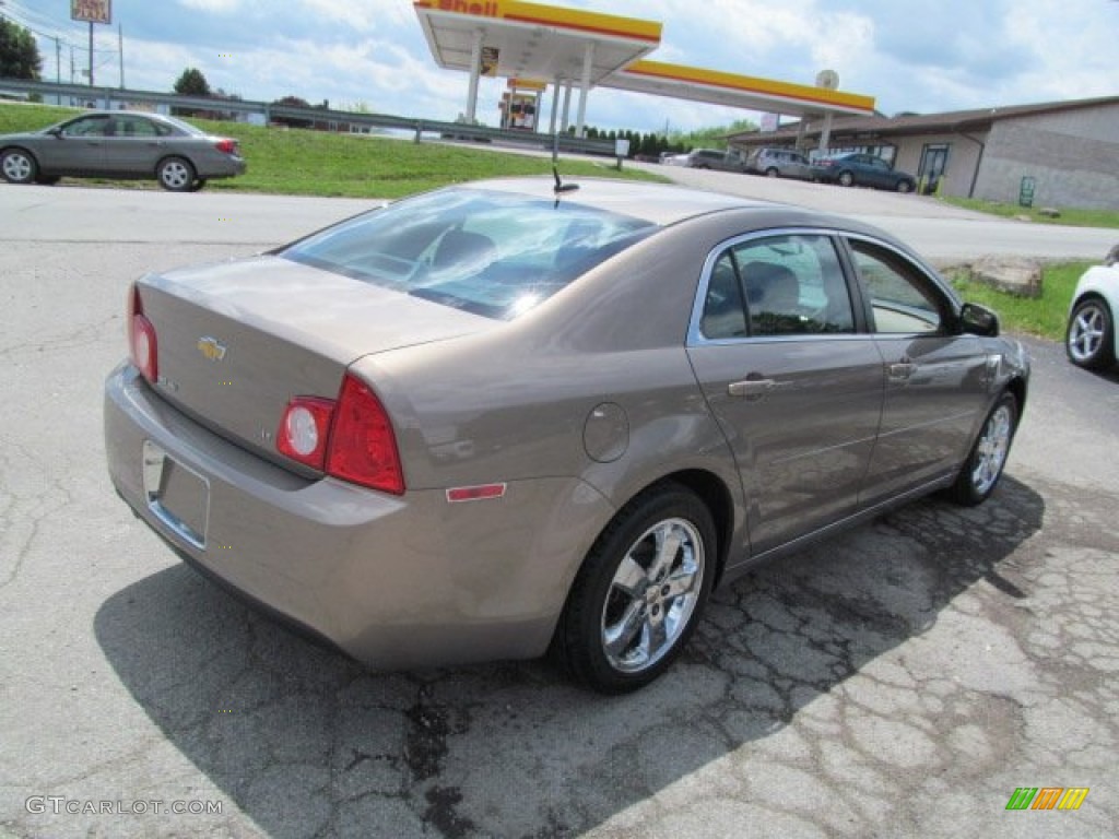 2008 Malibu LT Sedan - Amber Bronze Metallic / Cocoa/Cashmere Beige photo #7