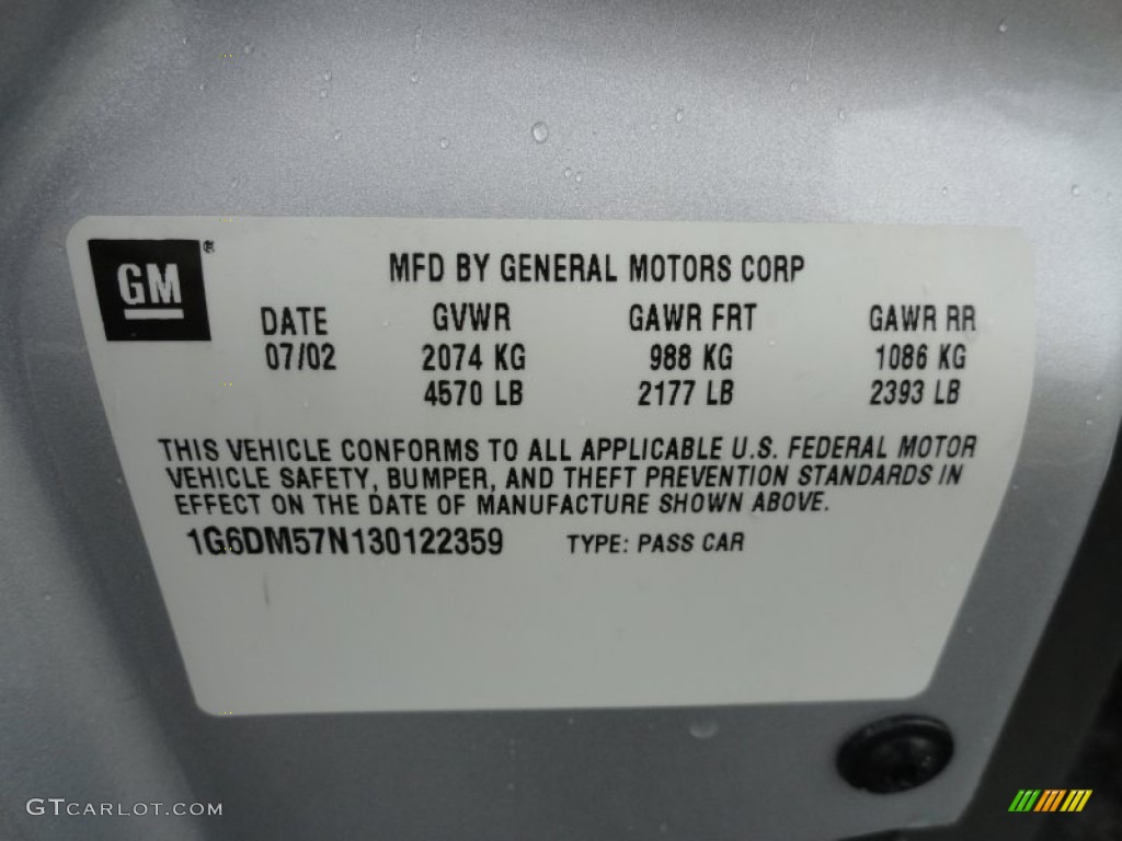 2003 CTS Sedan - Sterling Silver / Ebony photo #15