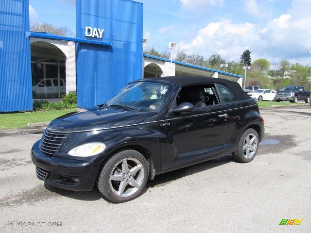 2005 PT Cruiser GT Convertible - Black / Dark Slate Gray photo #1