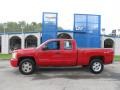 2008 Victory Red Chevrolet Silverado 1500 Work Truck Extended Cab 4x4  photo #2