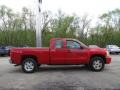 2008 Victory Red Chevrolet Silverado 1500 Work Truck Extended Cab 4x4  photo #4