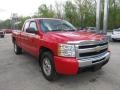 2008 Victory Red Chevrolet Silverado 1500 Work Truck Extended Cab 4x4  photo #5