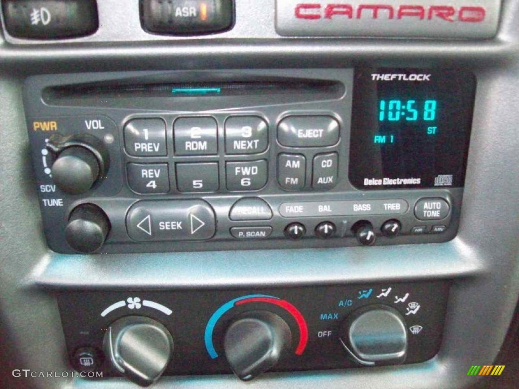 2001 Camaro Coupe - Light Pewter Metallic / Ebony photo #9