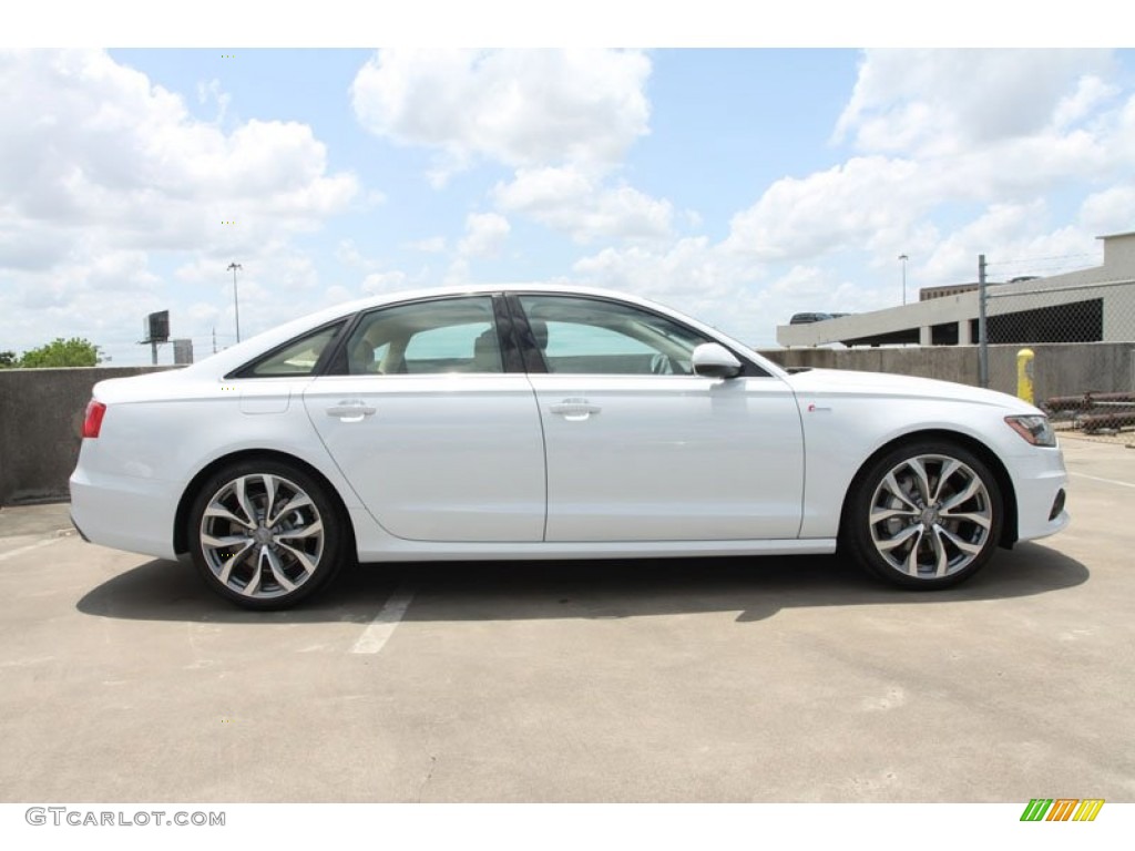 Glacier White Metallic 2012 Audi A6 3.0T quattro Sedan Exterior Photo #64565834