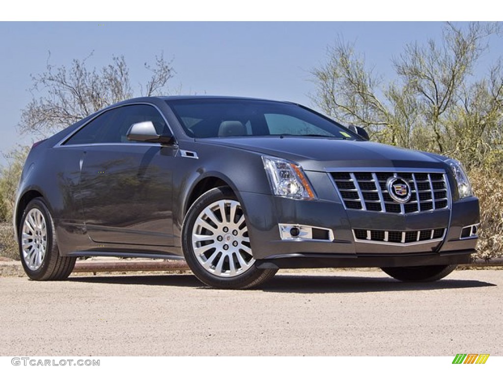Thunder Gray ChromaFlair 2012 Cadillac CTS Coupe Exterior Photo #64566386